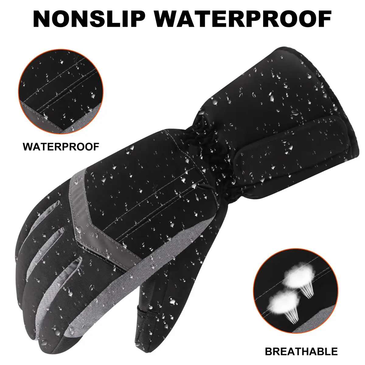 Magnolia Heated Gloves for Men Women | Battery Powered Electric Hand Warmers for Cold Weather - view 6