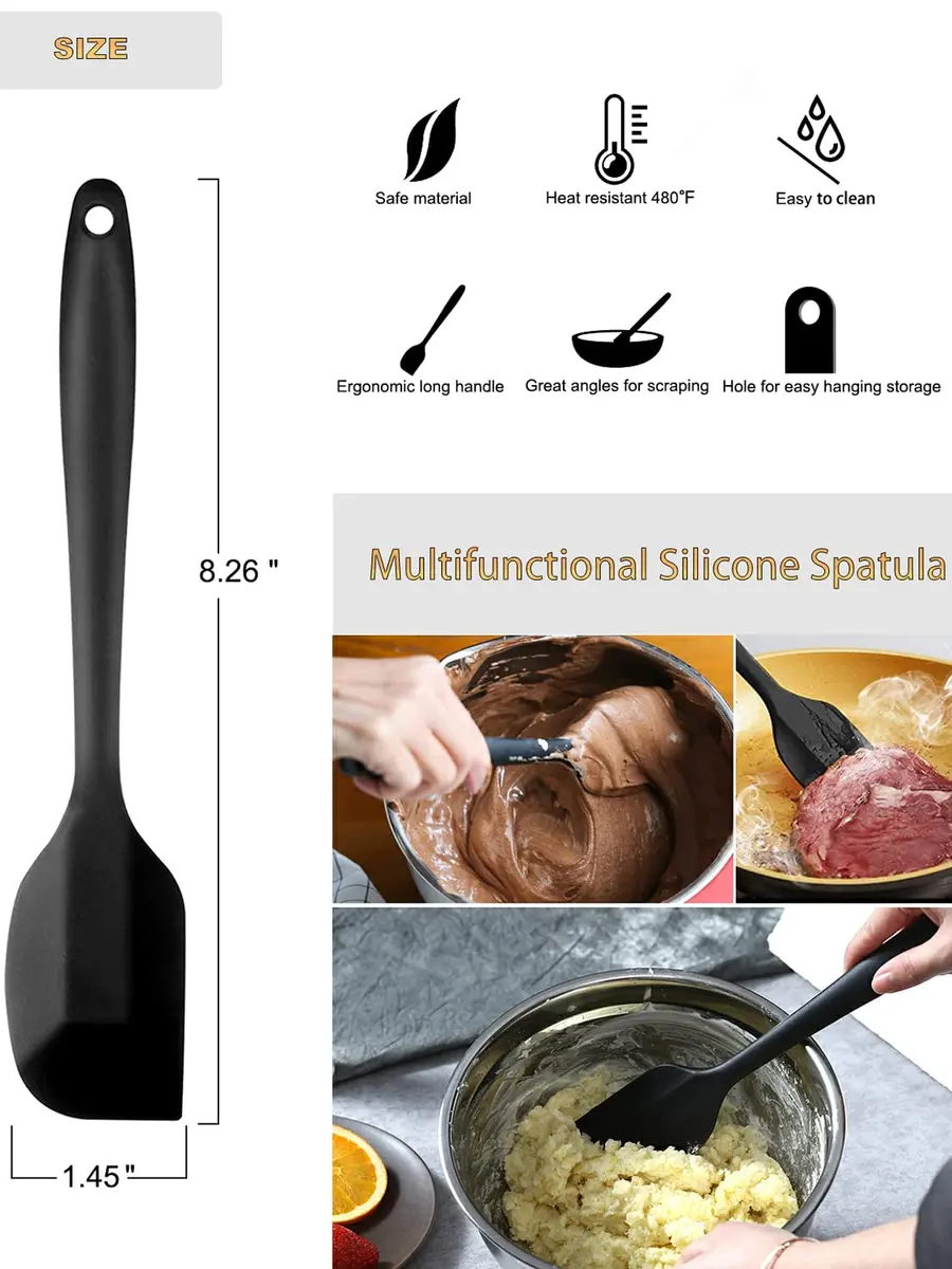 SONGZIMING Double Boiler Pot Set with Silicone Spatula, 1200ML + 2800ML Stainless Steel Pots | Induction Compatible - view 5