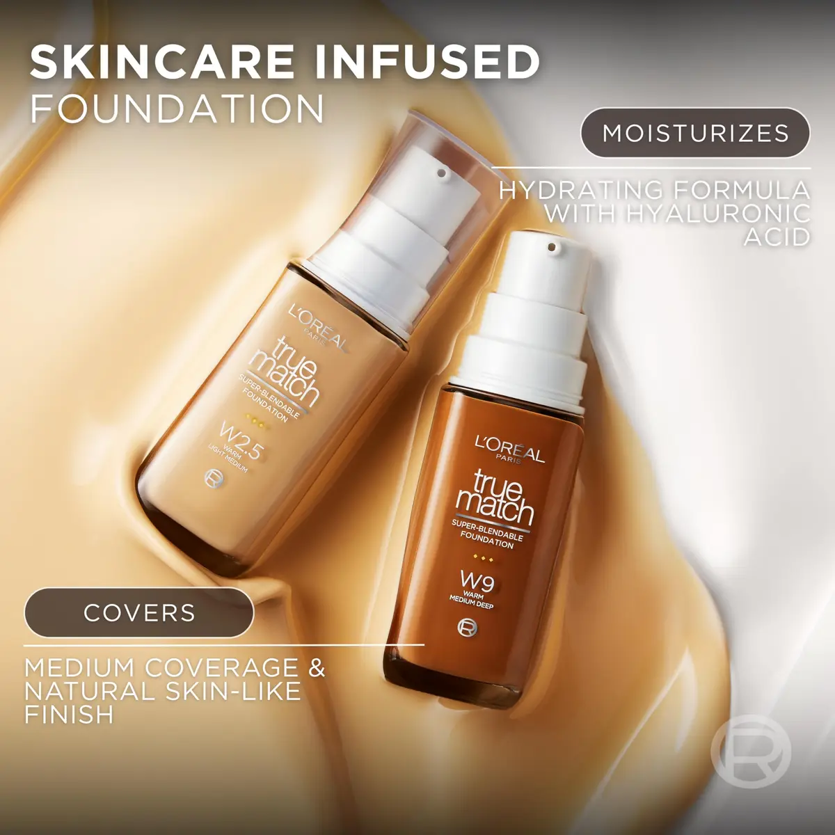 L'Oreal Paris True Match Super-Blendable Foundation, C1 Light | Natural, Vegan & Sensitive Skin Friendly - view 6