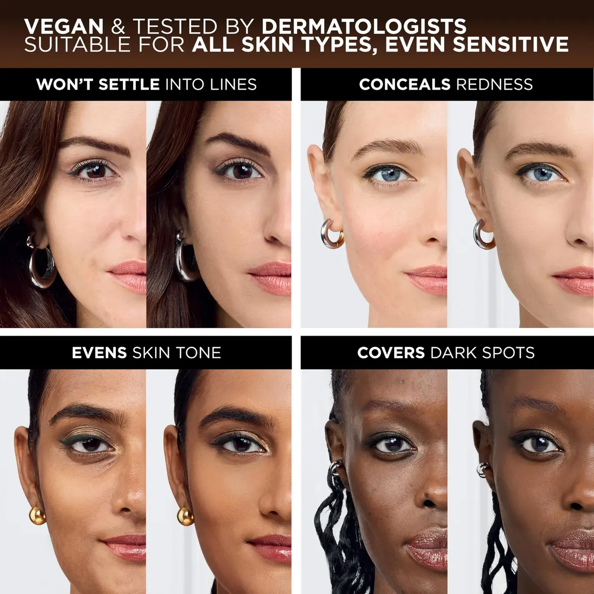 L'Oreal Paris True Match Super-Blendable Foundation, C1 Light | Natural, Vegan & Sensitive Skin Friendly - view 7