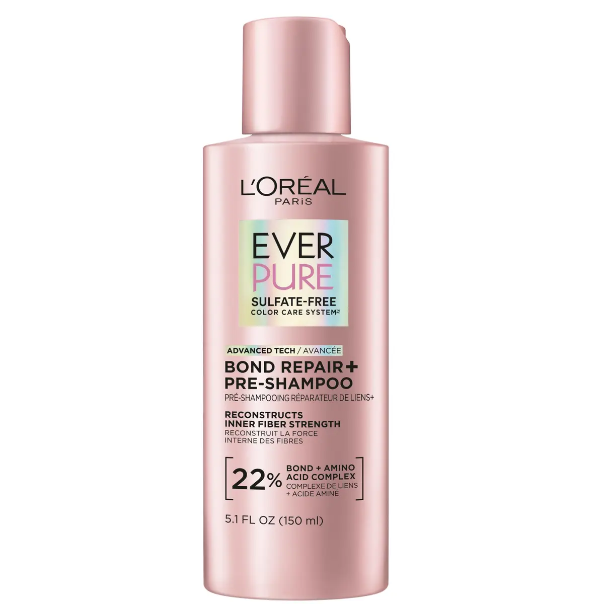 L'Oreal Paris Bond Repair+ Pre Shampoo Concentrate 5.1 Fl Oz | Sulfate-Free Hair Treatment for Damaged & Color-Treated Hair - main product image
