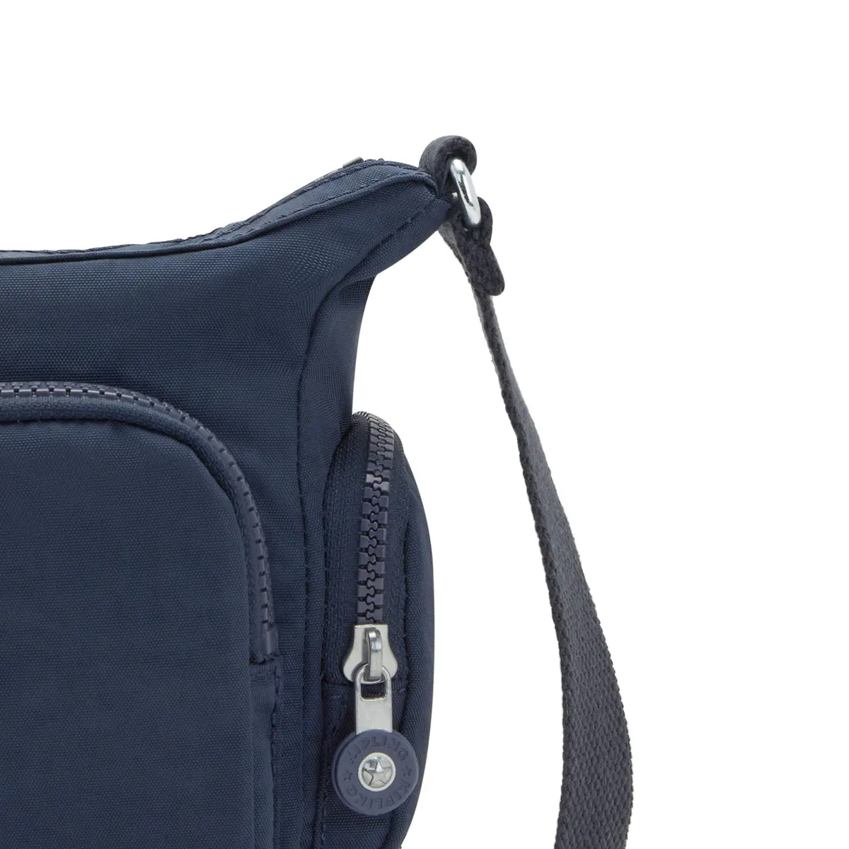 Kipling Gabbie Mini Crossbody Bag Blue Bleu 2 21.6 cm (8.5 in) x 27 cm (10.6 in) x 7.6 cm (3 in) | Water Resistant Organizational Pockets - view 7
