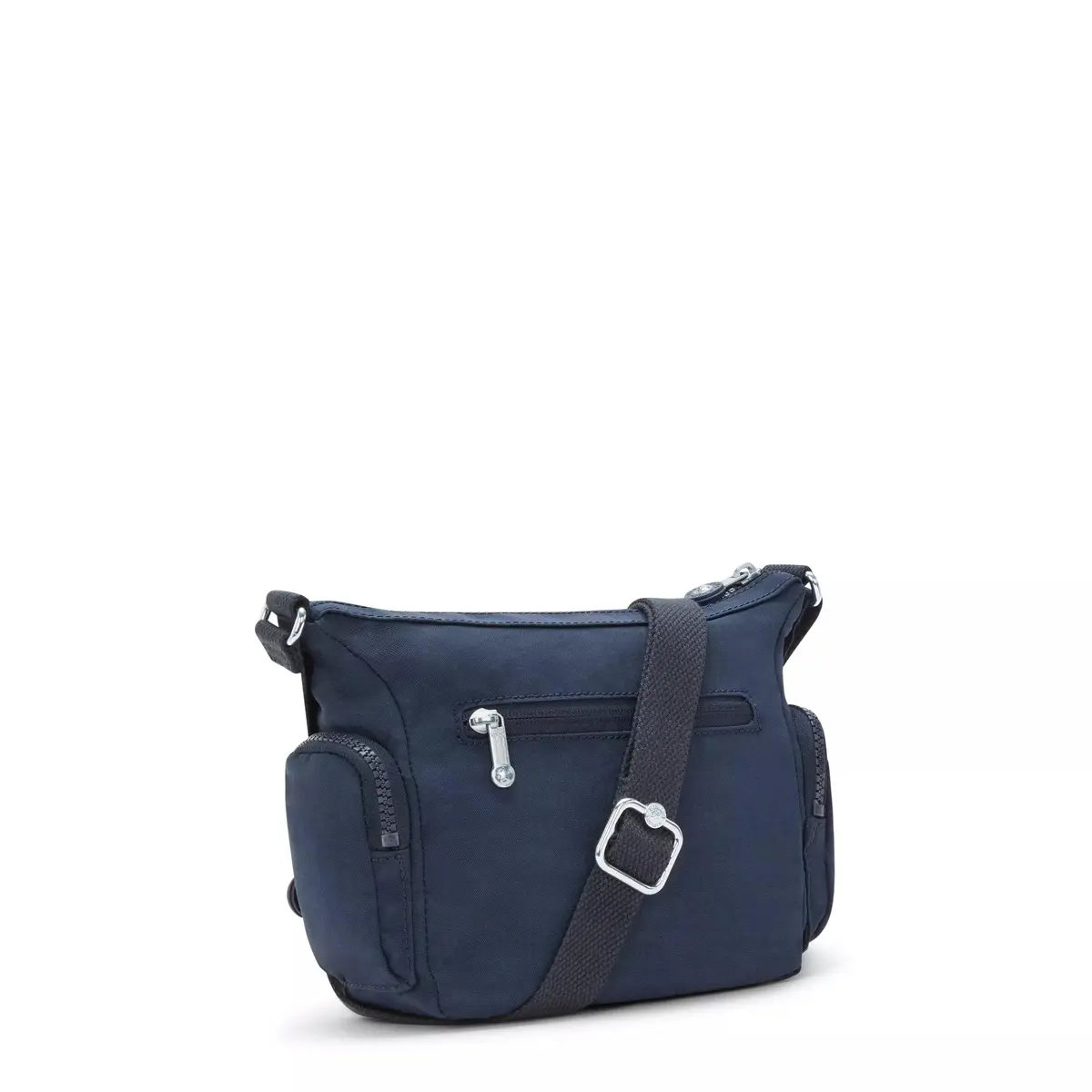 Kipling Gabbie Mini Crossbody Bag Blue Bleu 2 21.6 cm (8.5 in) x 27 cm (10.6 in) x 7.6 cm (3 in) | Water Resistant Organizational Pockets - view 2