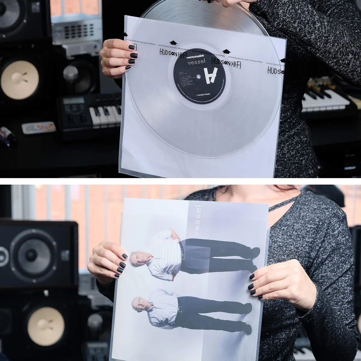 Hudson Hi-Fi 100 Inner & 100 Outer Vinyl Record Sleeves | 17.8 cm (7 in) Square - view 2
