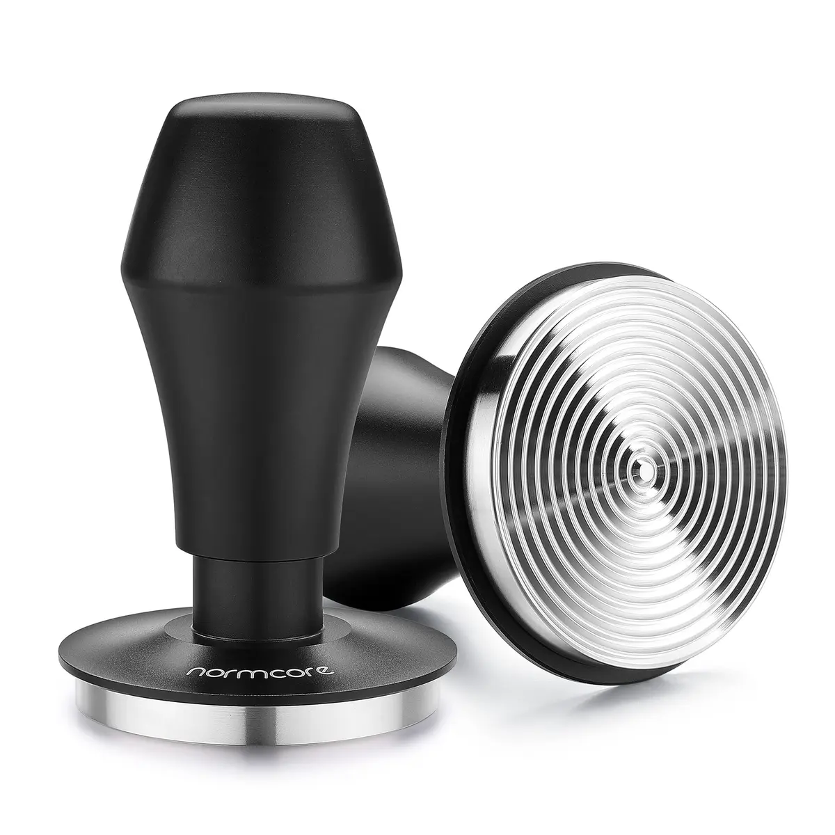 Normcore 58.5mm Spring Loaded Espresso Coffee Tamper V4 with Ripple Base & Stand | Consistent Pressure for Perfect Extraction - main product image