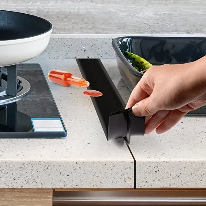 REEDTOCK Stove Gap Covers (2 Pack) 63.5 cm (25 Inches) | Easy Clean Silicone Filler for Counters and Stovetops - view 3