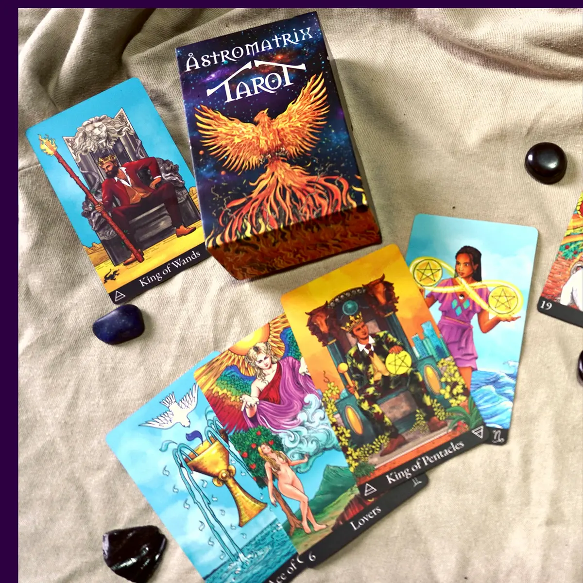 AstroMatrix Tarot Deck with Comprehensive Guide – Modern Symbolism and Enhanced Digital Interpretations for All Levels - view 8