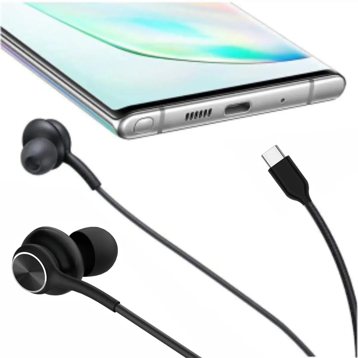 Bhvrtls Headphones 2026 Completely Upgraded Version USB-C | Stereo In-Ear Earbuds with Microphone & Remote - view 5