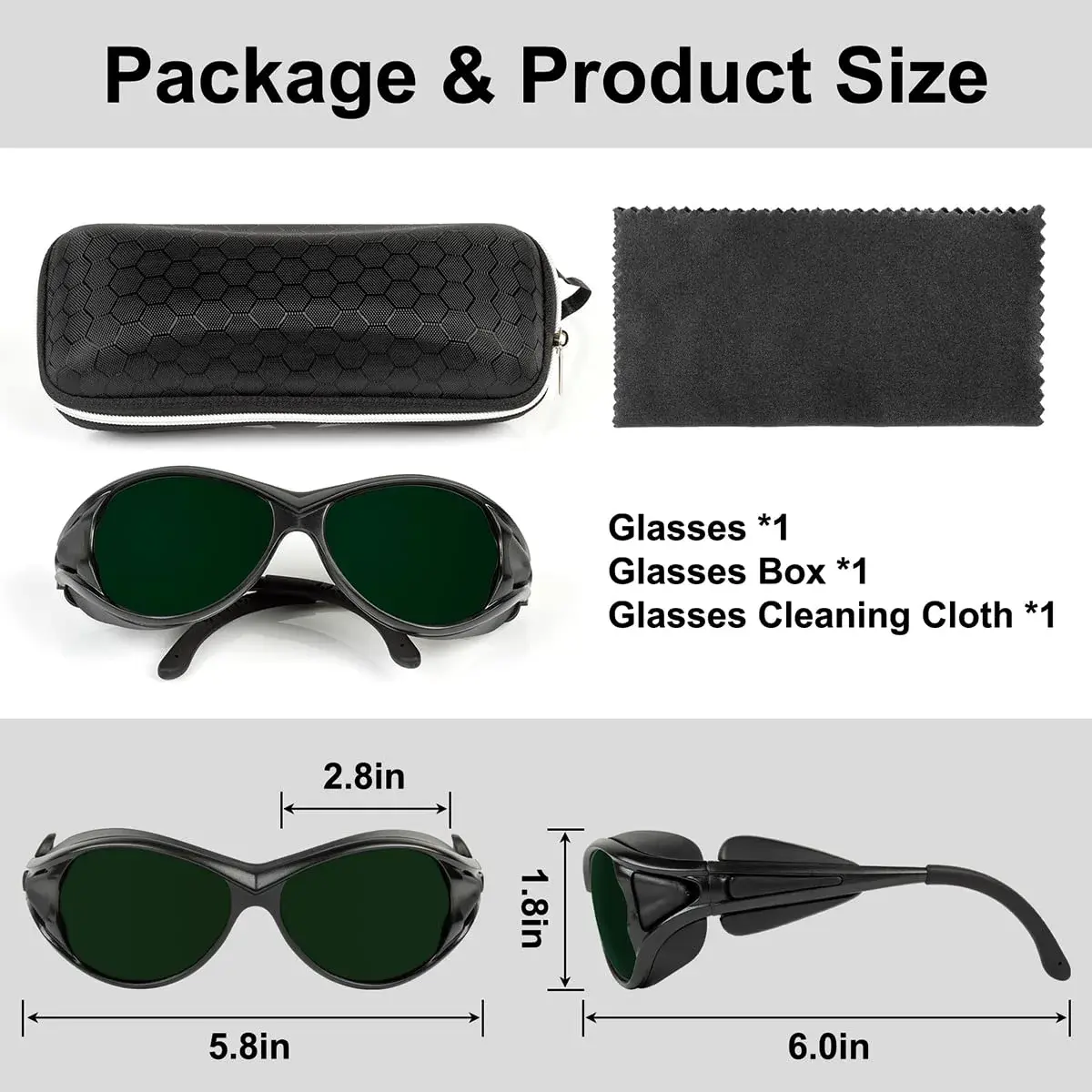 Dubofu Professional Red Light Therapy Glasses, Eye Protection for Red & Near Infrared Light Therapy, OD3+ Comfortable Goggles for Red Light Panel & Infrared Therapy - view 8