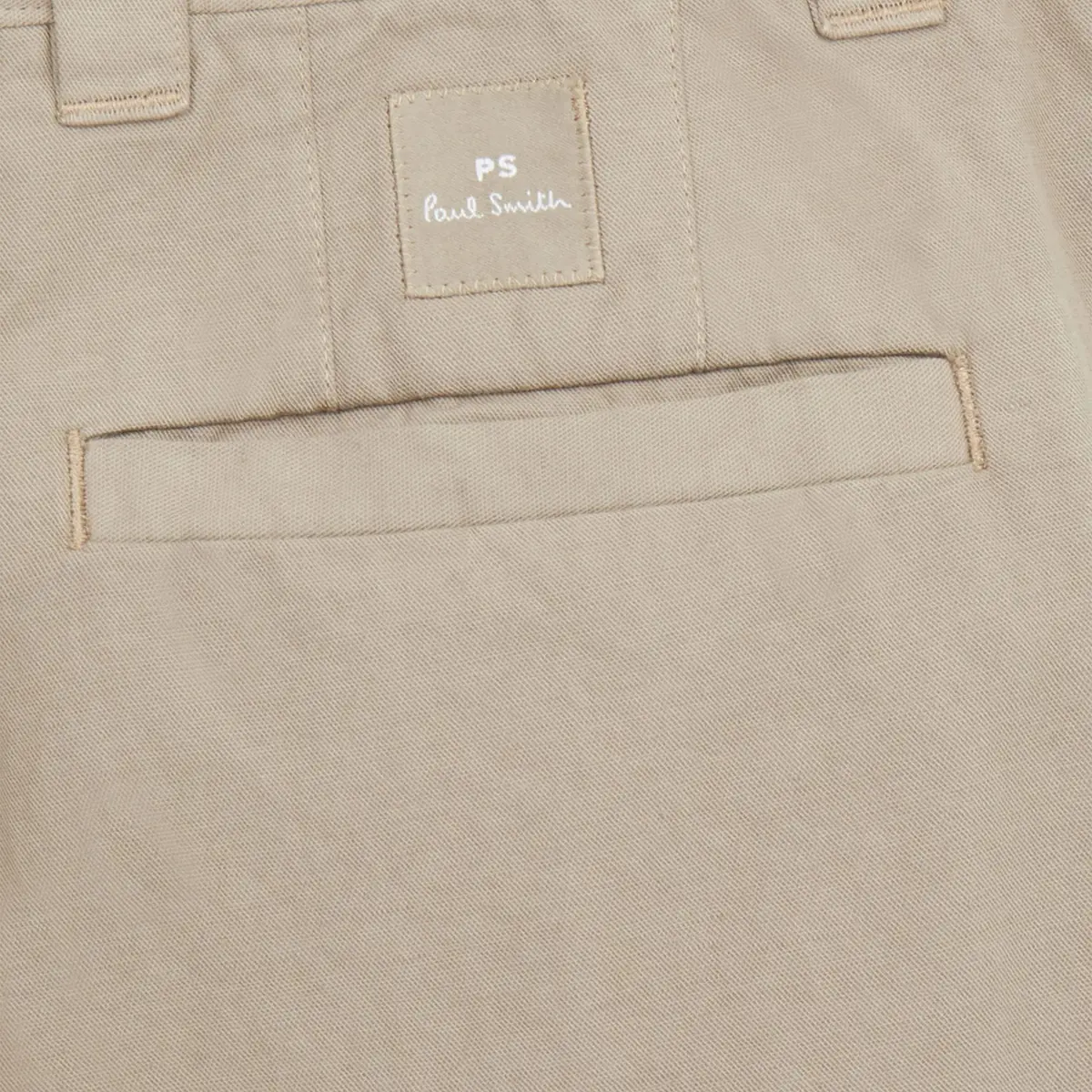 Paul Smith PS Mens Cargo Skater Short, Camel, Large | Mid Rise Cotton Blend - view 3