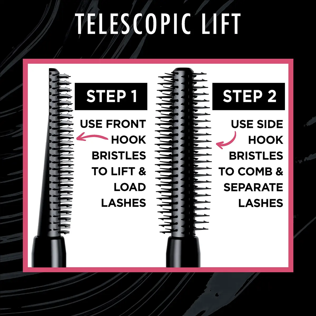 L'Oreal Paris Telescopic Lift Mascara 0.33 Fl Oz | Lengthening & Volumizing Lash Lift for Sensitive Eyes - view 6