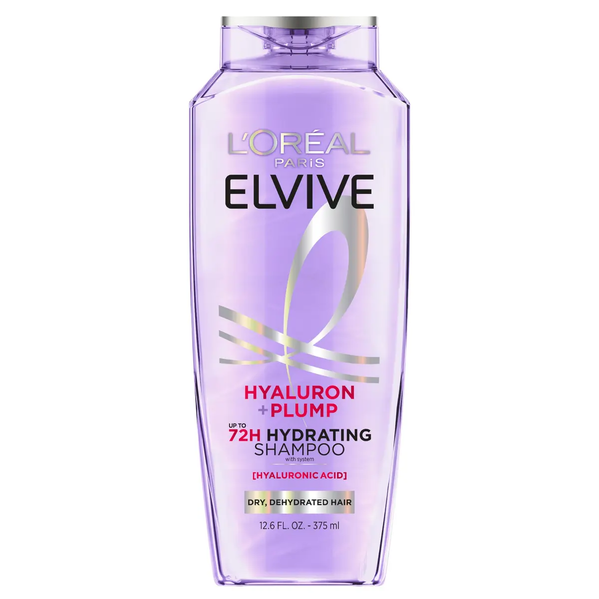 L'Oreal Paris Elvive Hyaluron Plump Shampoo, 12.6 Fl Oz | Hydrates & Adds Shine for Dry Hair - main product image