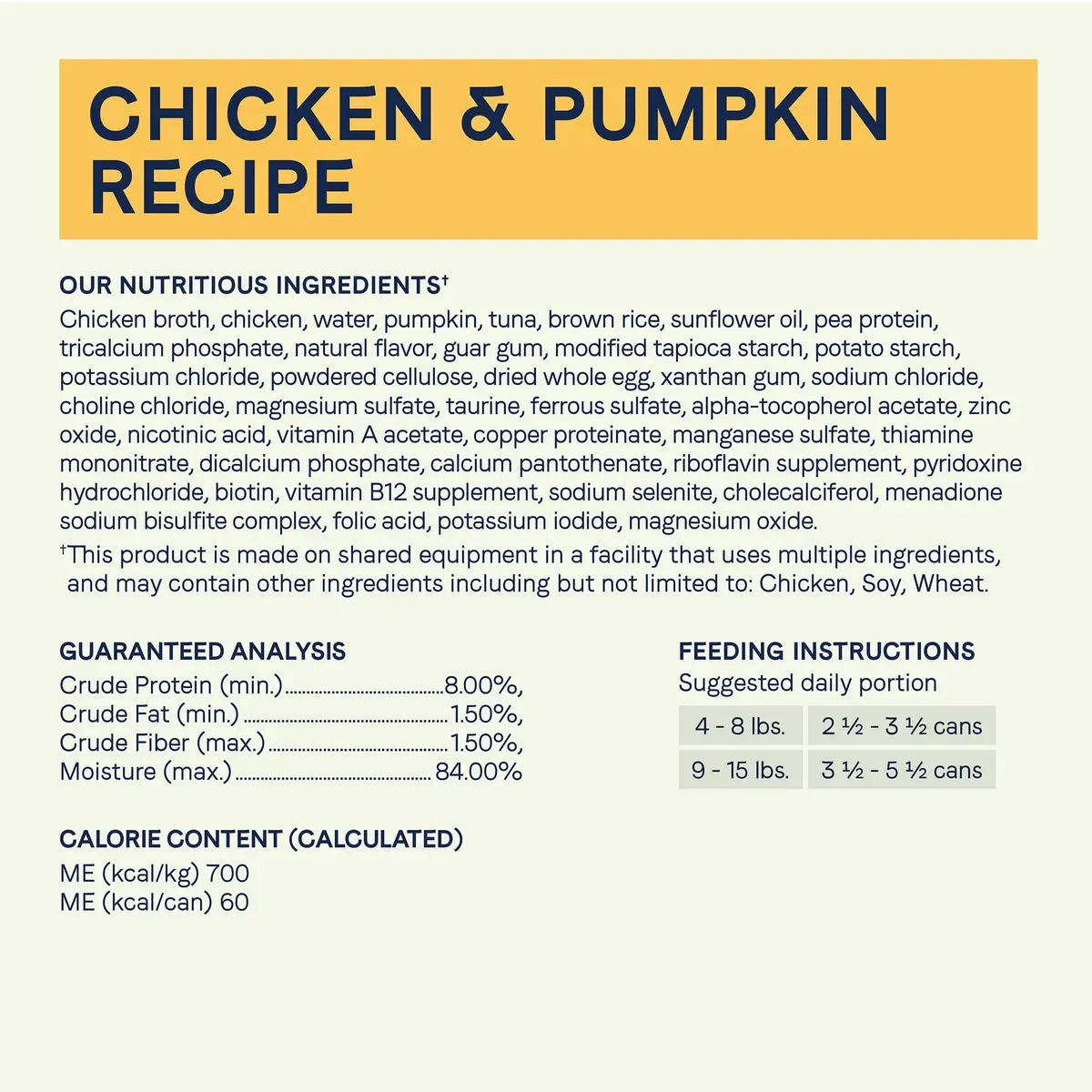 CANIDAE Balanced Bowl Wet Cat Food, Chicken & Pumpkin, 3 oz | Wholesome Hydrating Meal - view 6