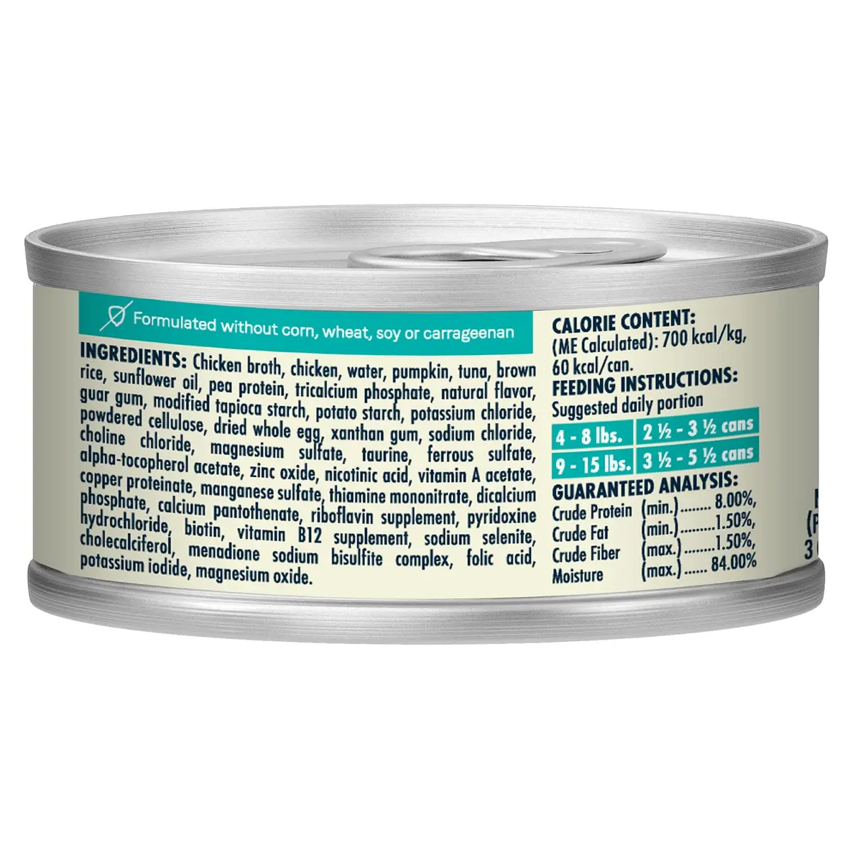 CANIDAE Balanced Bowl Wet Cat Food, Chicken & Pumpkin, 3 oz | Wholesome Hydrating Meal - view 2