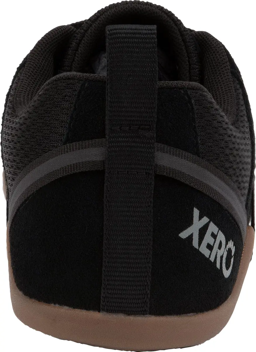 Xero Shoes Prio Suede Barefoot Athletic Sneaker for Men, Black/Gum, 25cm (9.8" US Men's 10) | Natural Movement & All-Day Comfort - view 4
