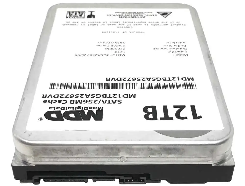 MDD MAXDIGITALDATA 12TB Surveillance Hard Drive 7200 RPM 256MB Cache | Built for 24/7 Operation - view 4