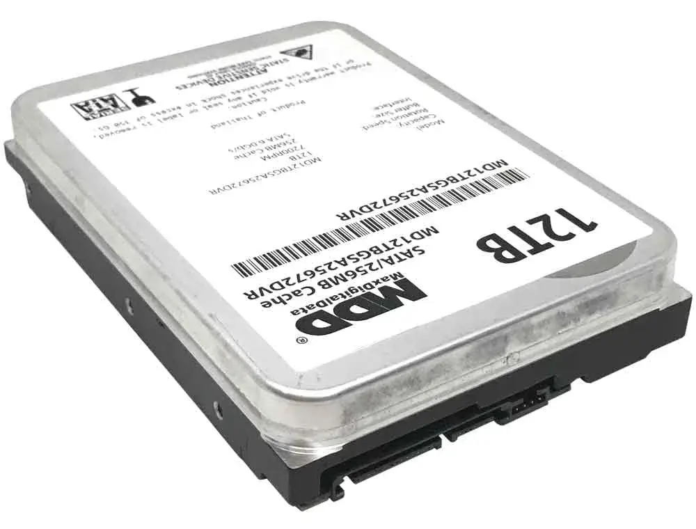 MDD MAXDIGITALDATA 12TB Surveillance Hard Drive 7200 RPM 256MB Cache | Built for 24/7 Operation - view 3