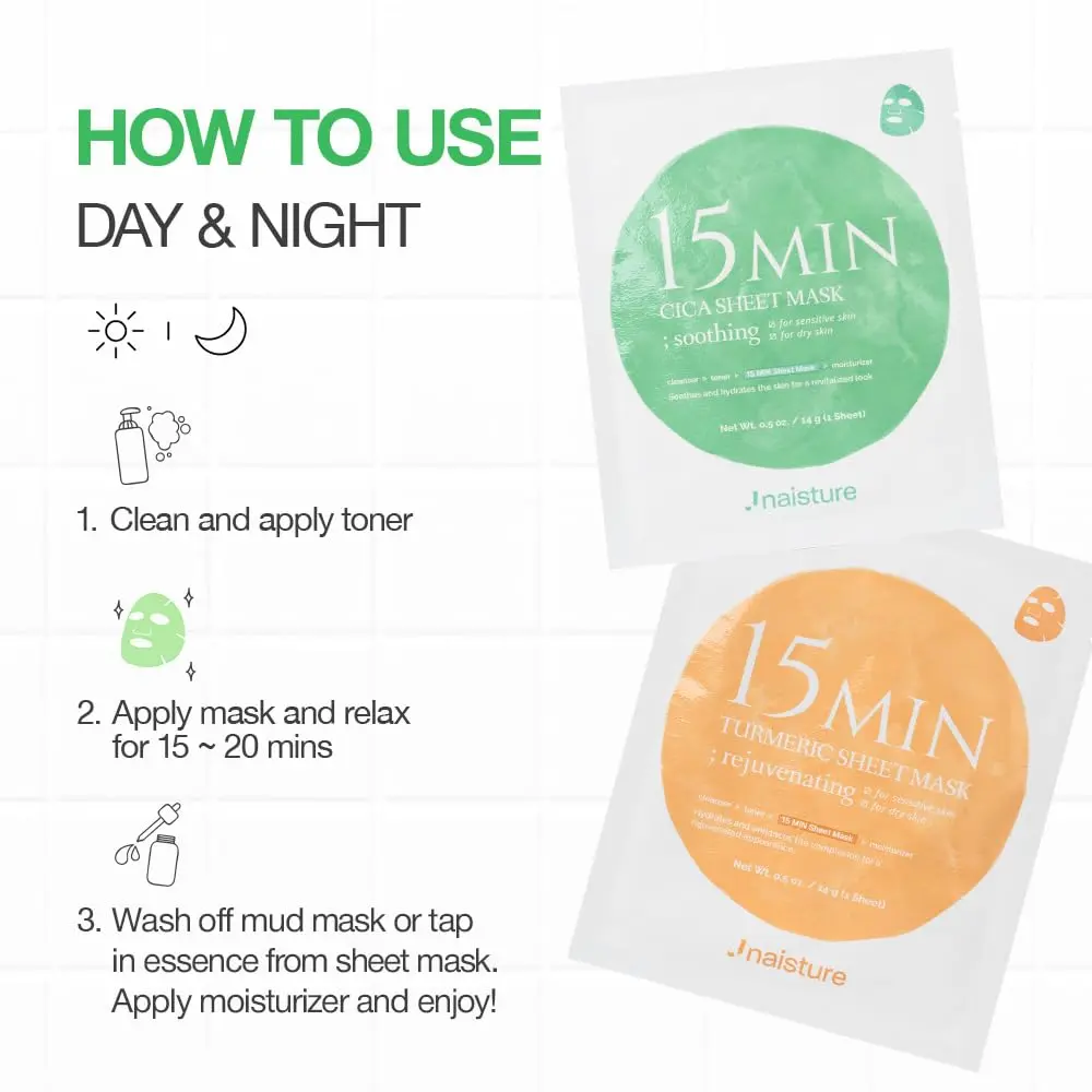 Naisture 15 Min Rescue Me Kit Skincare Gift Set with Face, Eye & Mud Masks | All-in-One Self-Care Bundle for Skincare Lovers - view 5