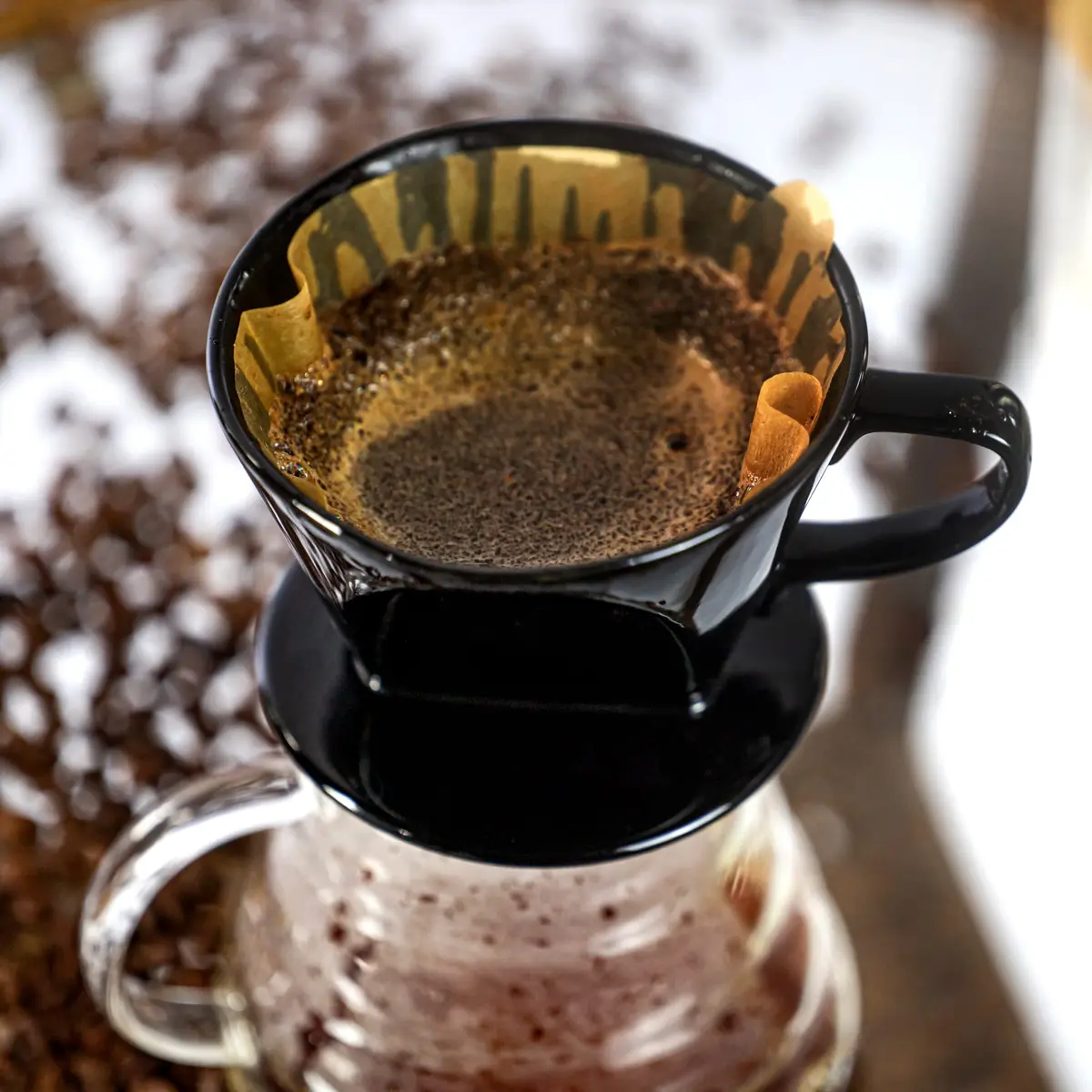 LHUKSGF Pour Over Ceramic Coffee Dripper 2 Cups | High-Quality Ceramic, Portable & Durable - view 2