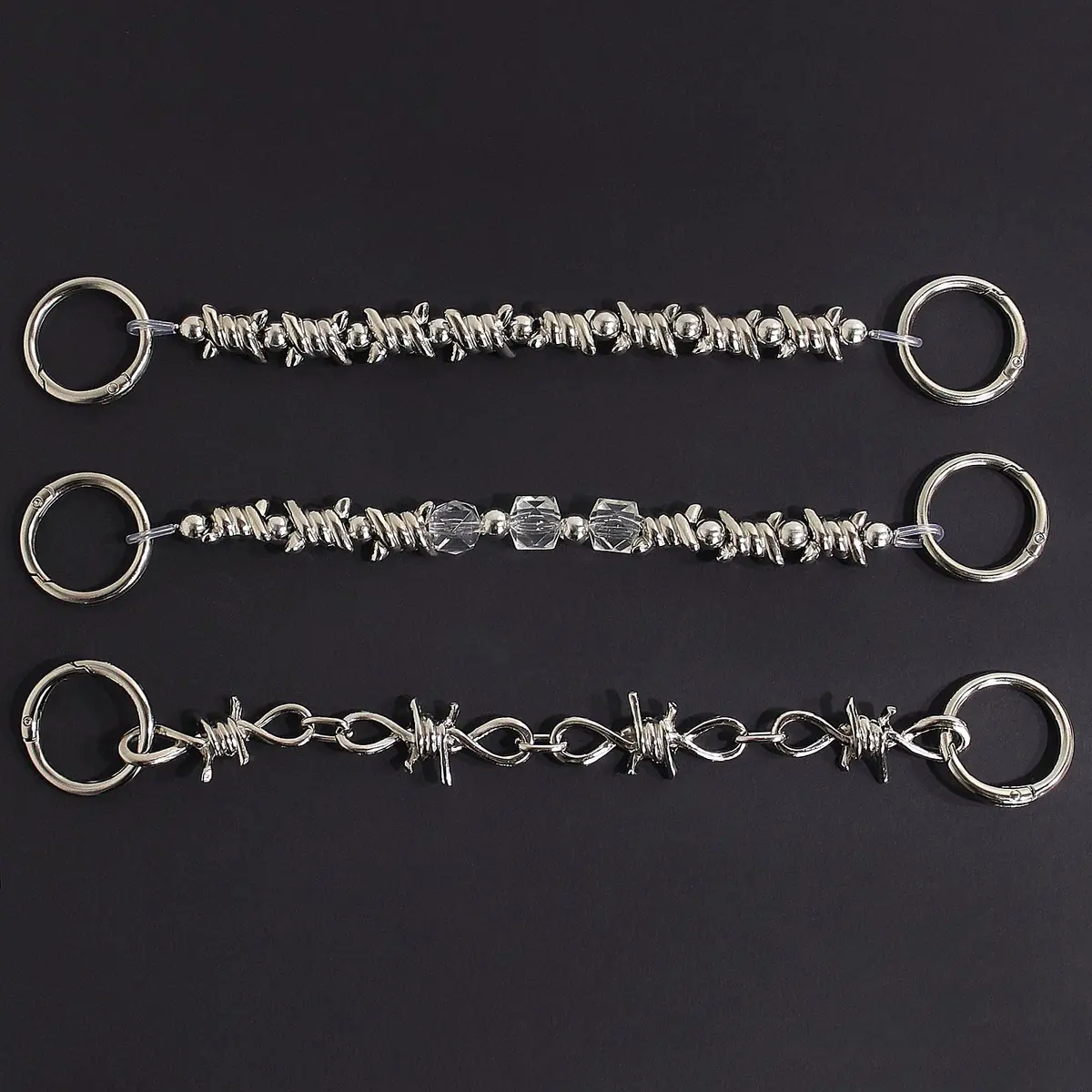 VIQWYIC Shoes Metal Chain Spikes Charms | Punk Chain for Sandals & Shoes - view 6