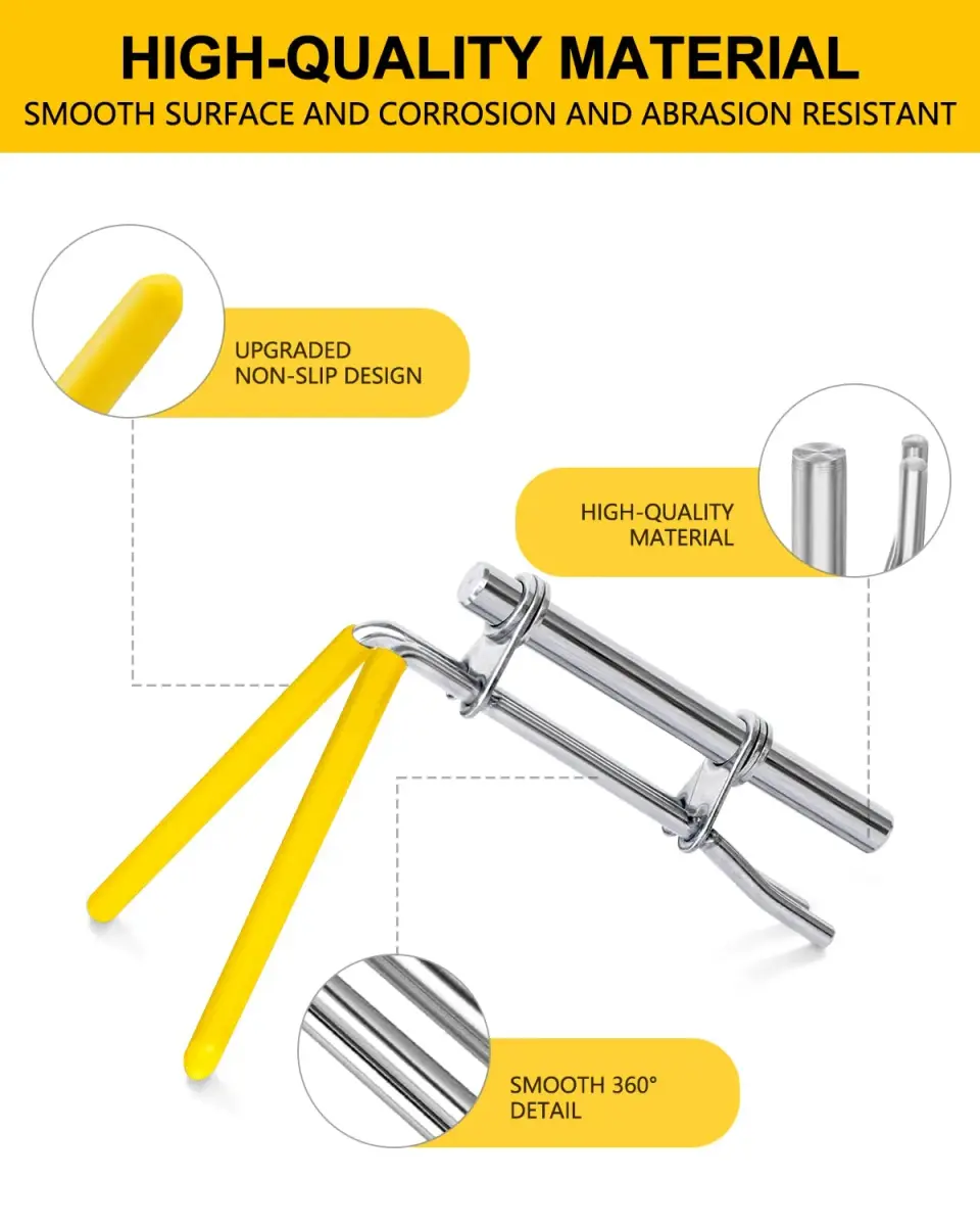 VEHIFOMO Hydraulic Seal Installation Tool Kit with Pick and Hook Set, 5 Pcs Stainless Steel | For Rod Seals & U-Cups - view 2