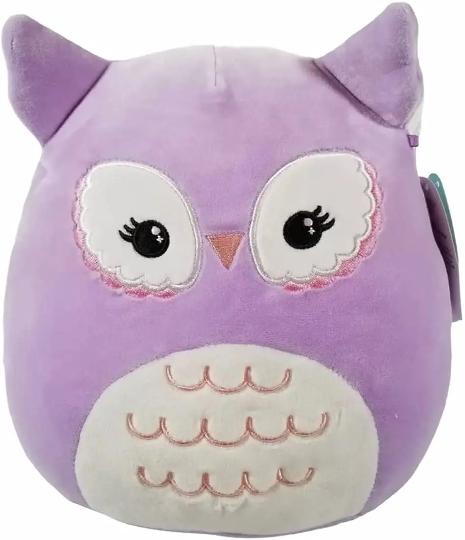 Squishmallows Official Kellytoy Miranda 7 Inch Purple Owl Plush Toy Animal | Unisex, Polyester, 7 Inch - main product image