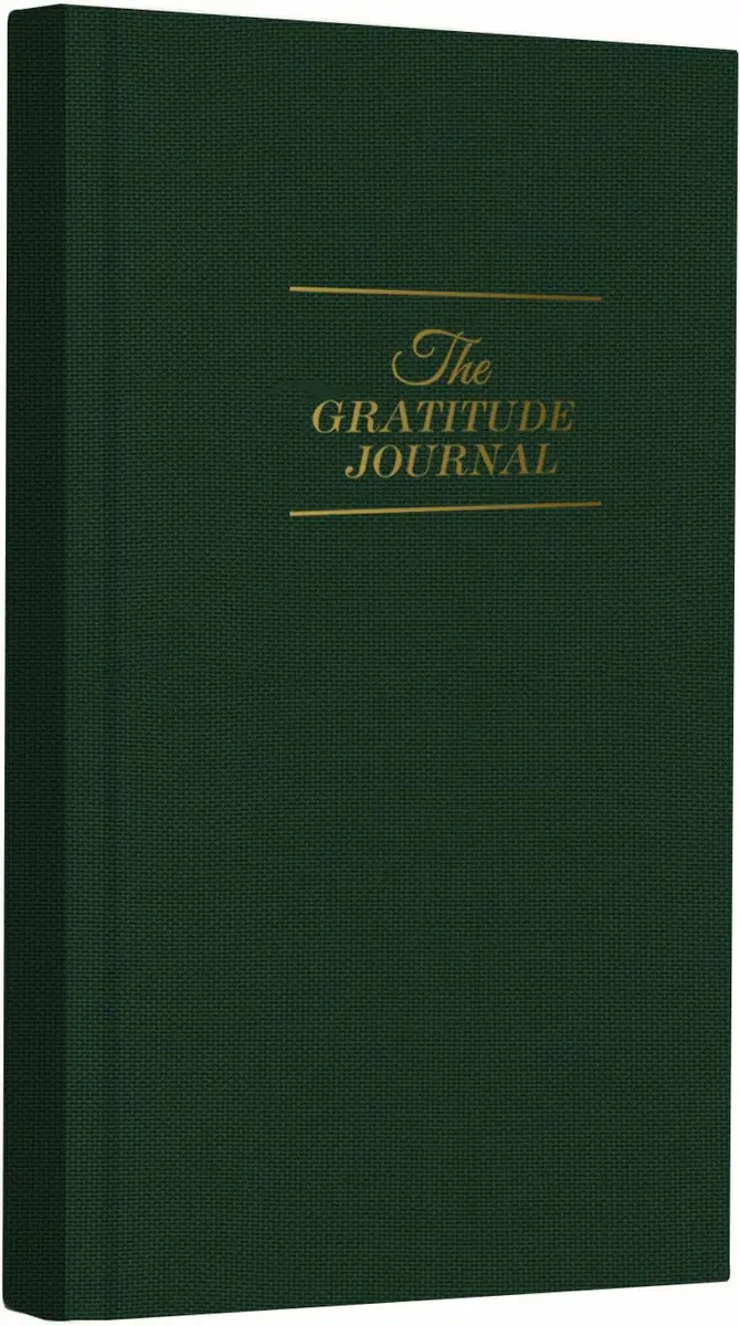 GOSSIP FOX The Gratitude Journal A Few Minutes a Day for Happiness & Reflection | Undated Daily Planner, Earth Green, A5 - main product image