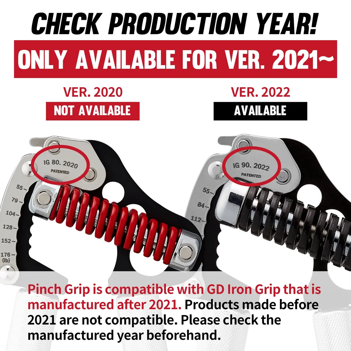 GD Pinch Grip Trainer for GD IRON GRIP Strengthener | Finger & Grip Exercise Tool - view 5