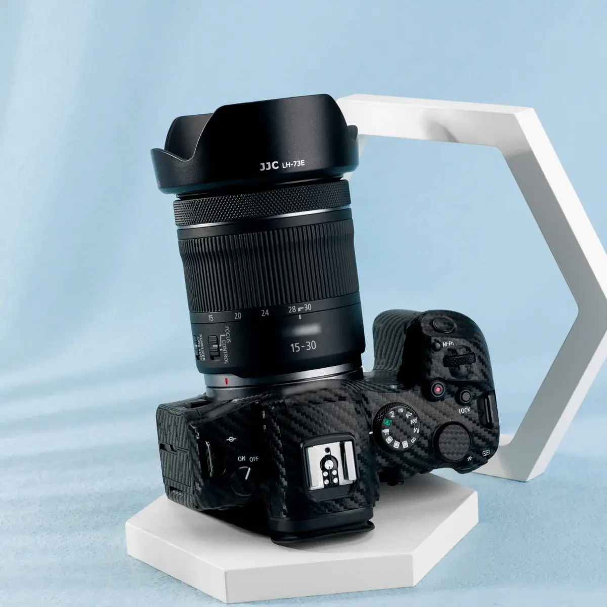 JJC EW-73E Lens Hood for Canon RF 16-28mm f/2.8 & RF 15-30mm f/4.5-6.3 Lens | Reversible Design, Supports 67mm Filter & Cap - view 7