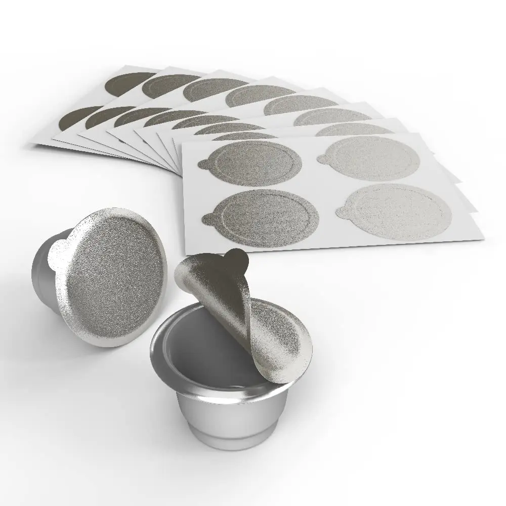 Triplot Aluminum Lids for Nespresso OriginalLine Capsules, 200 Count (37mm) | Reusable Coffee Pod Seals for Rich Crema - view 6