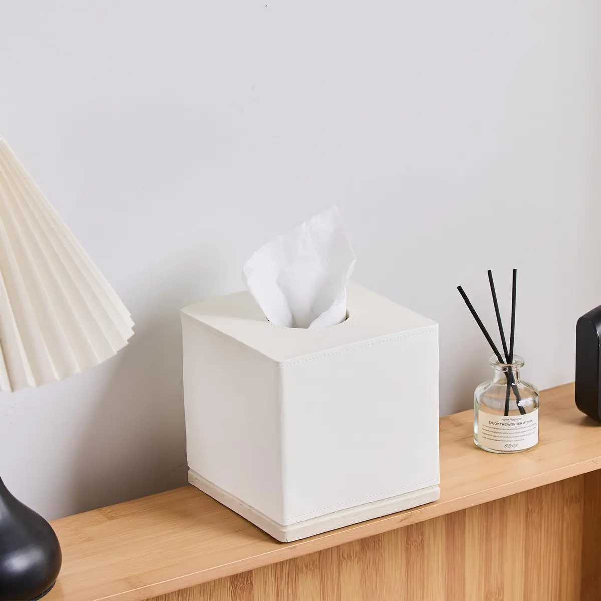 Polytree Tissue Box Cover Square Resin 5.5 Inch | Heavy Duty Home Decor - view 9