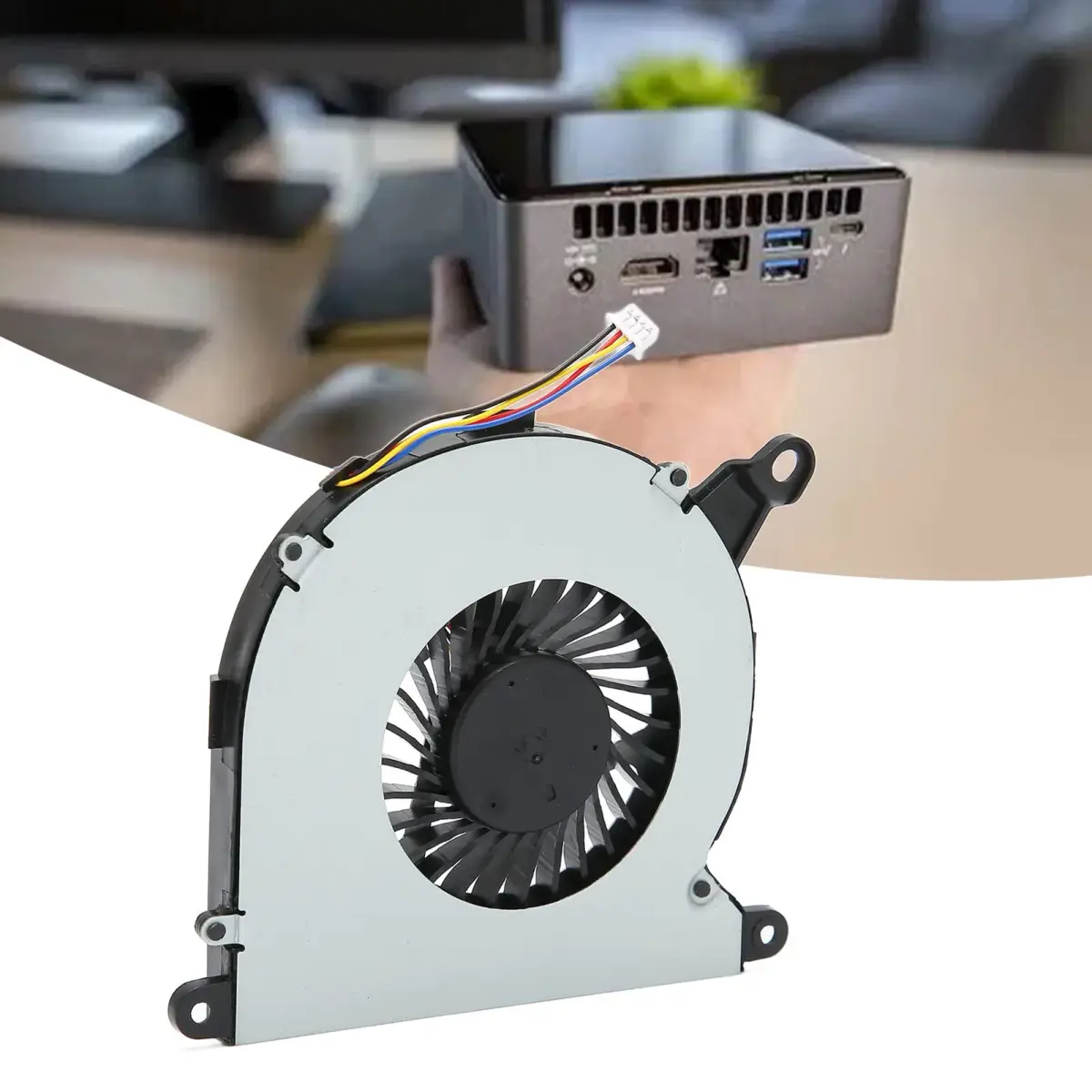 Gugxiom Replacement CPU Cooling Fan for Intel NUC8 Series | 4-Pin Connector, 5V/0.6A - view 4