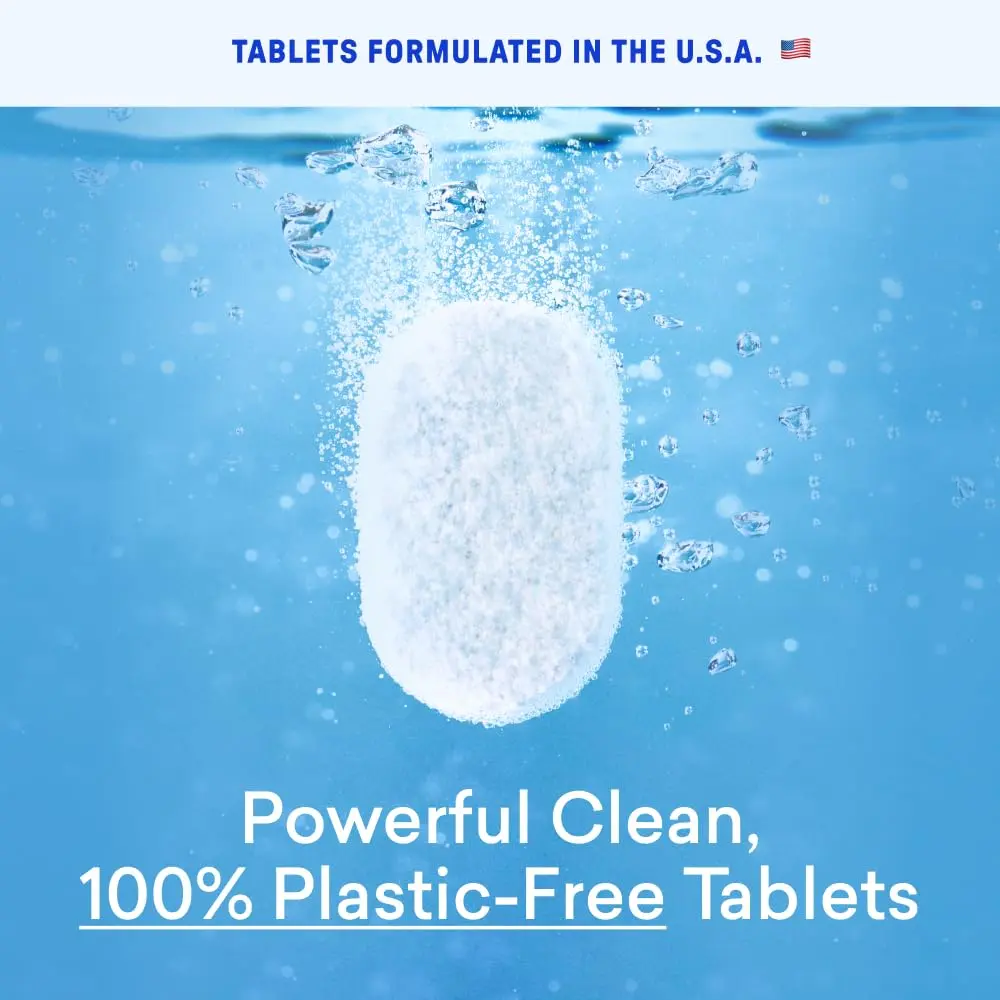 BLUELAND 100% Plastic-Free Dishwasher Detergent Tablets Free & Clear, 60 Count (1.7 kg) | EPA Safer Choice Certified - view 3
