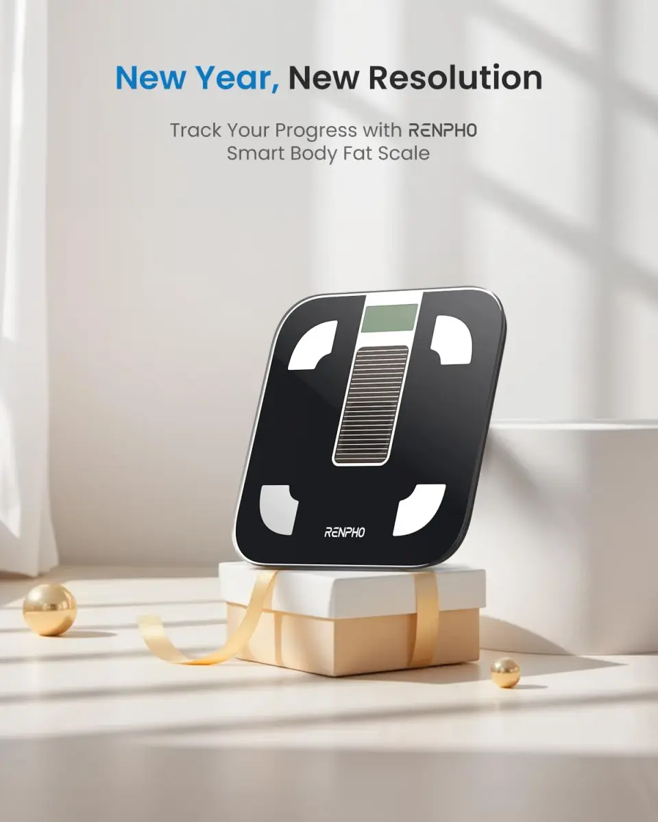 RENPHO Elis Solar 1 Smart Scale 180kg (400lb) | Accurate Body Composition Tracking - view 6