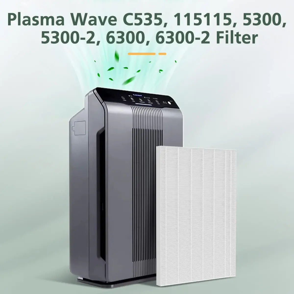 isinlive 115115 Replacement Filters for Winix Air Purifiers - 3 True HEPA Filters (5"x5"x5") - view 9
