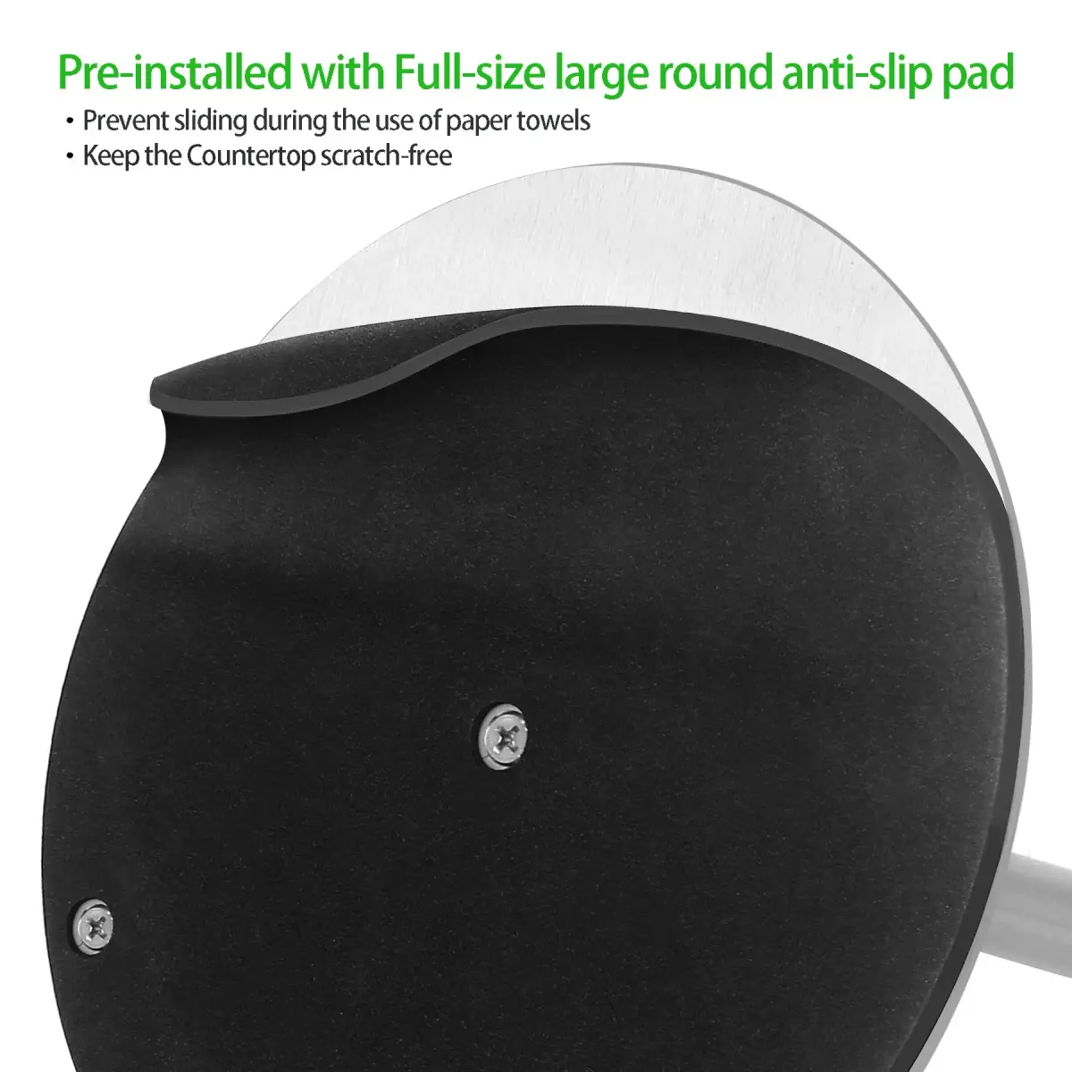 OBODING Stainless Steel Paper Towel Holder Stand for Kitchen Countertops, 32cm (12.6" H) | Rust-Proof & Easy to Carry - view 6