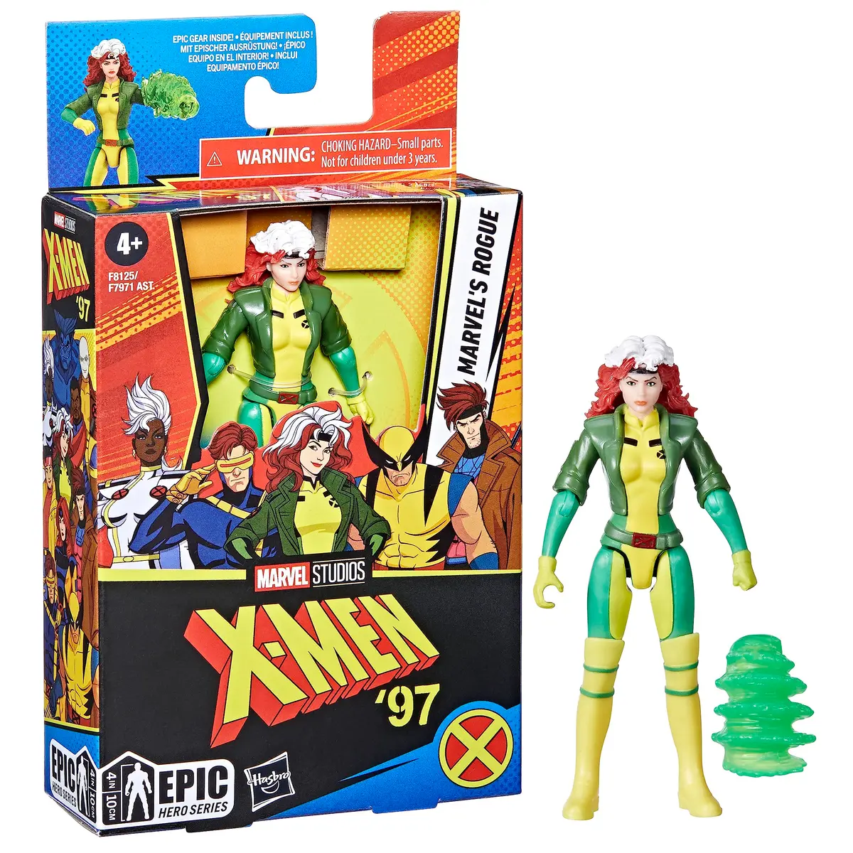 Marvel Epic Hero Series Rogue Action Figure 4-Inch (10.16 cm) | X-Men Superhero Toy - view 2