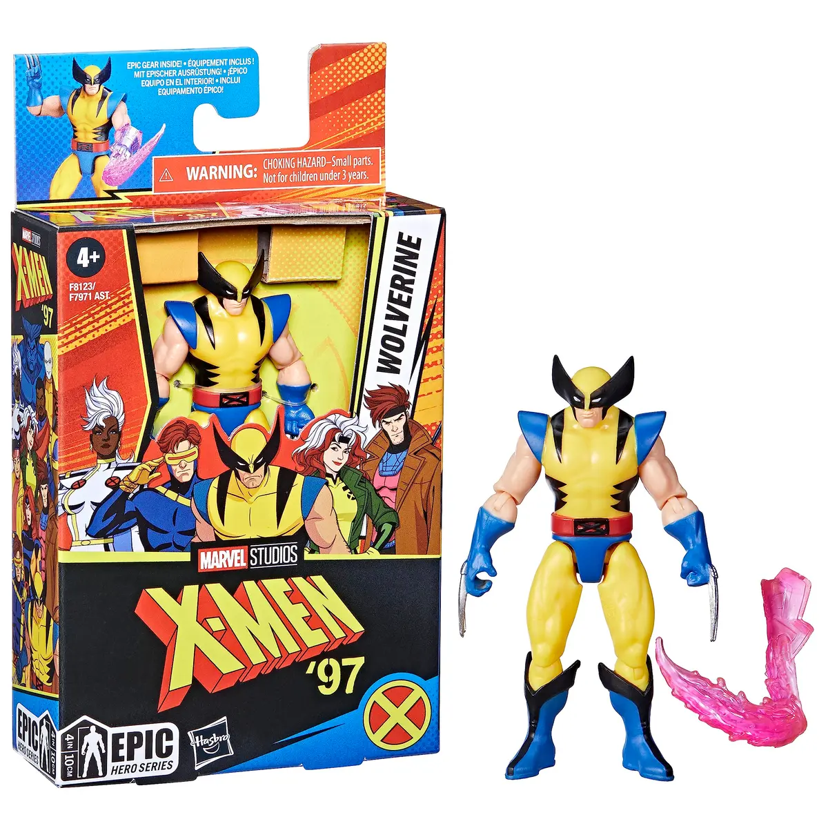 Marvel Epic Hero Series X-Men Wolverine Action Figure, 4-inch | Poseable Marvel Mutant Toy for Kids 4+ - view 2