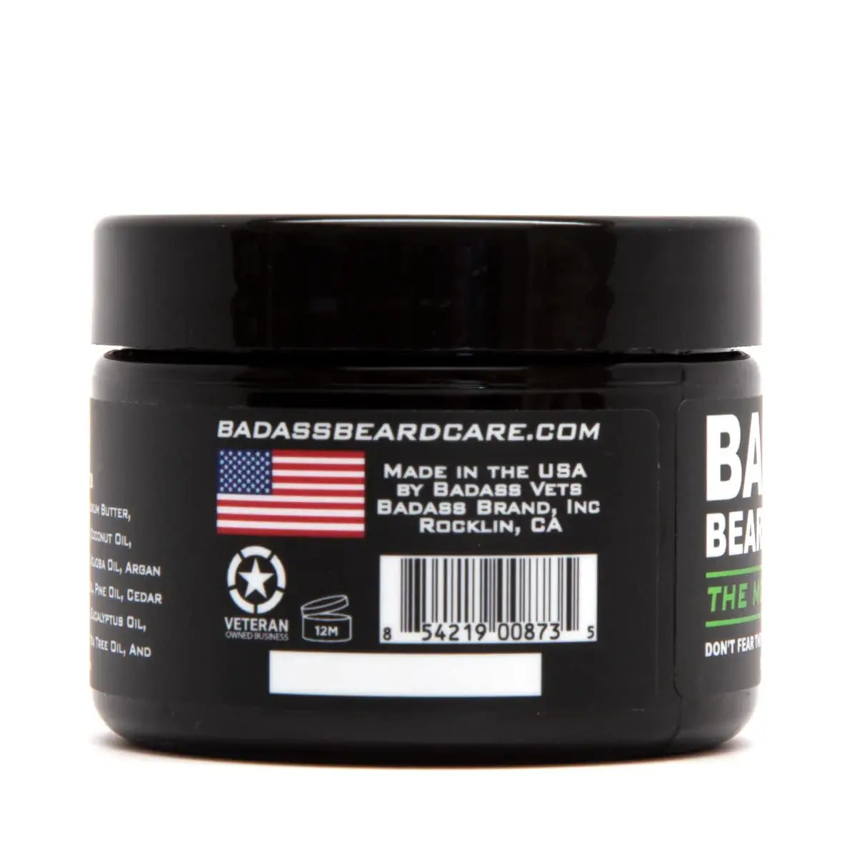 Badass Beard Care Beard Butter For Men - THE MOUNTAIN MAN, 3 oz - Natural Ingredients for Healthy, Soft, Itch-Free Beard & Mustache - view 3