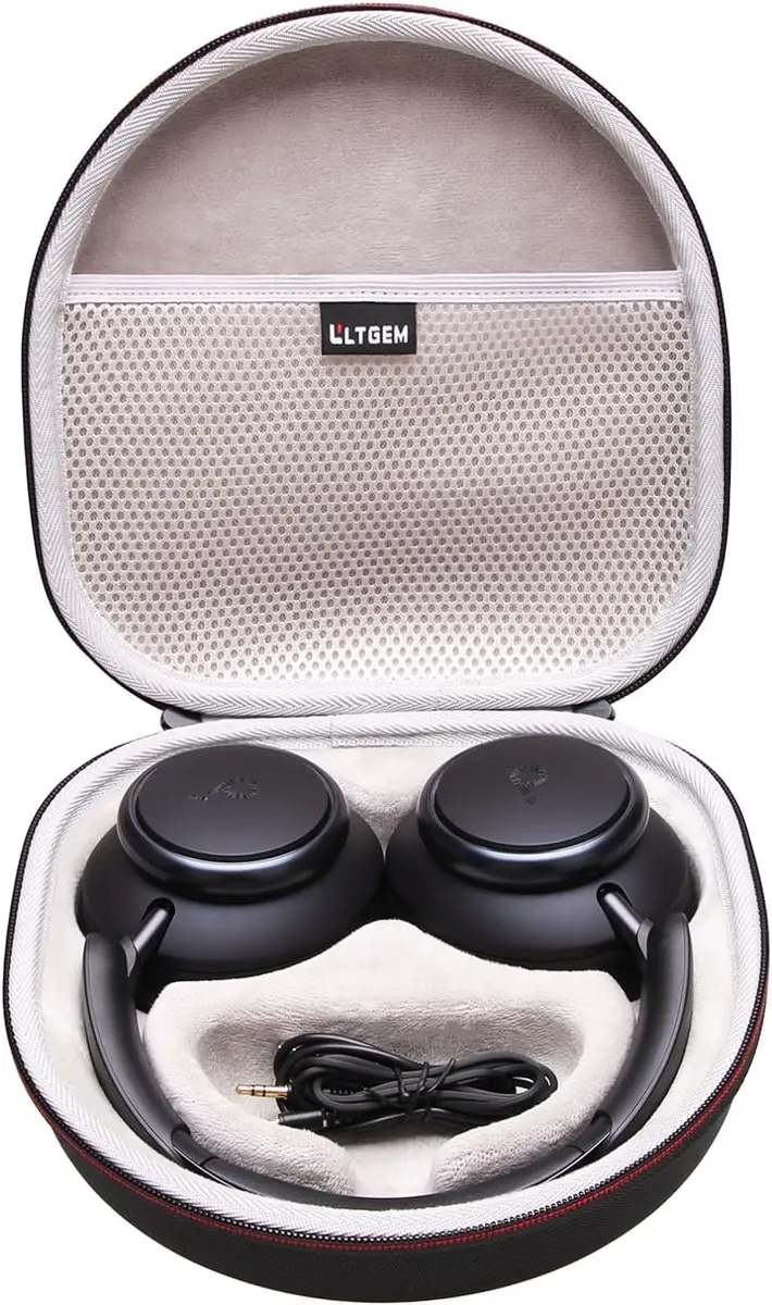 L LTGEM Hard Case for Anker Q30/Q20i/Q45/Space One Pro Headphones | Compact, Shockproof & Waterproof (70-120c) - main product image