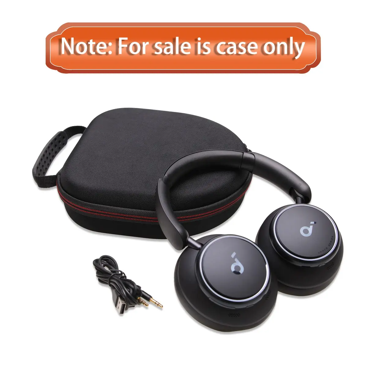 L LTGEM Hard Case for Anker Q30/Q20i/Q45/Space One Pro Headphones | Compact, Shockproof & Waterproof (70-120c) - view 7