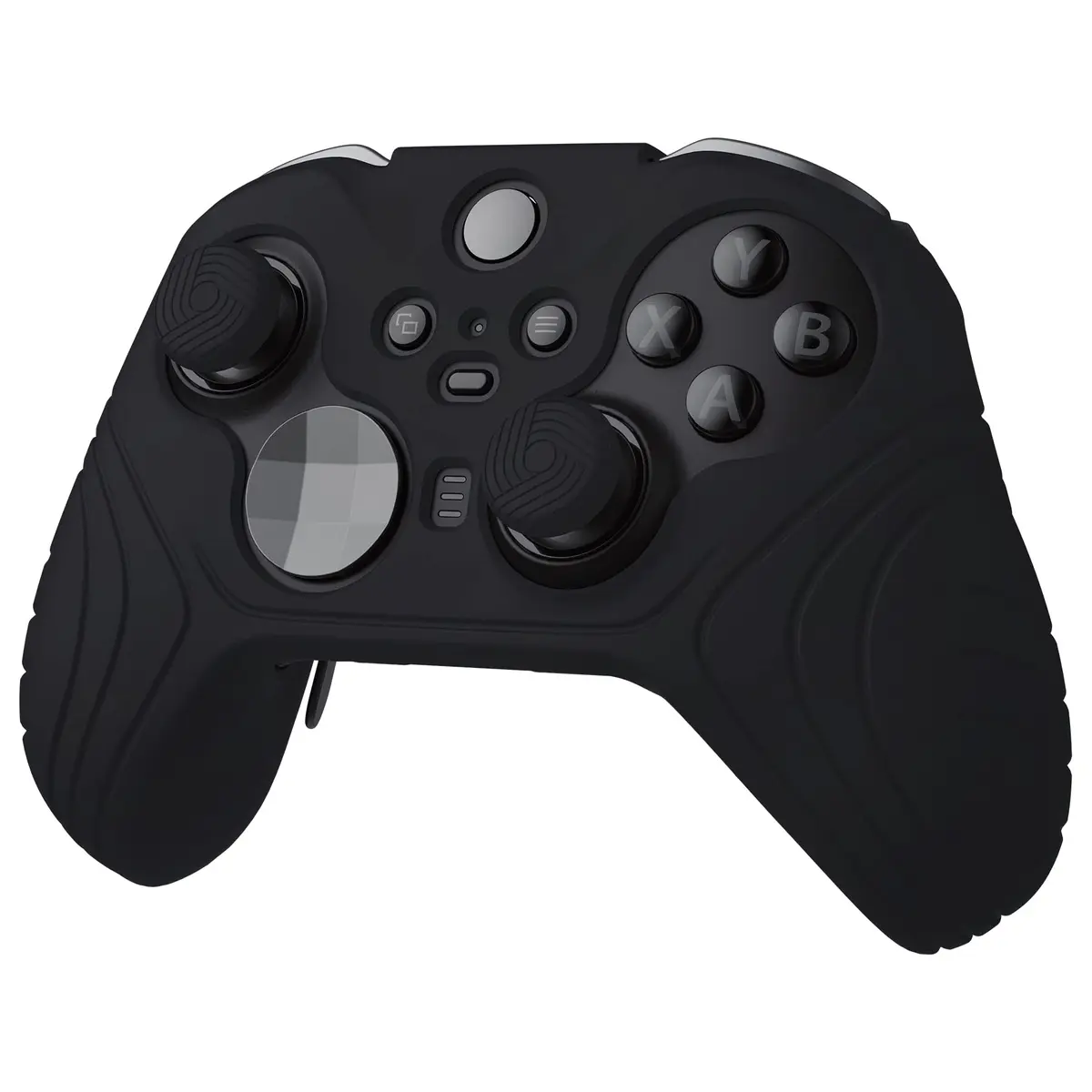 PlayVital Samurai Edition Anti Slip Silicone Case Cover for Xbox Elite Series 2 & Core Controllers with Thumb Grips - Black (1 pc) - view 7