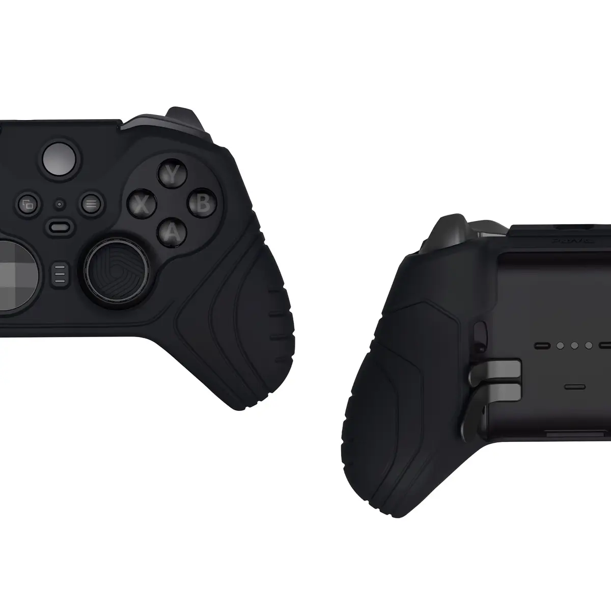 PlayVital Samurai Edition Anti Slip Silicone Case Cover for Xbox Elite Series 2 & Core Controllers with Thumb Grips - Black (1 pc) - view 9