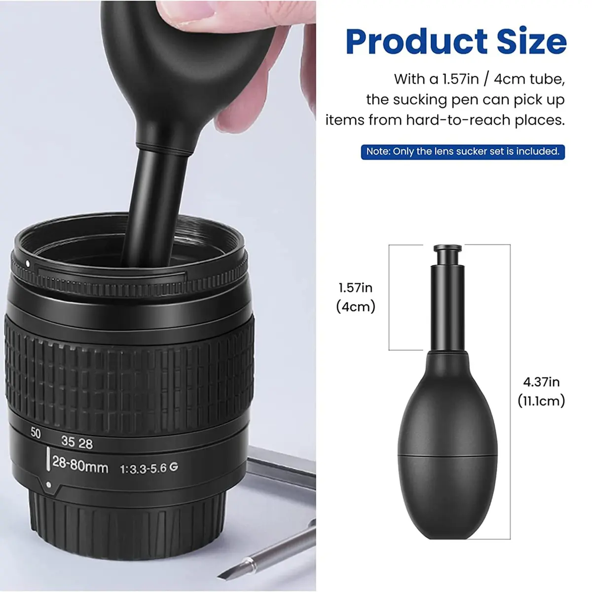 EastVita Lens Sucker Kit 8-in-1 with 7 Interchangeable Suction Cups | Strong Suction Manual Vacuum Suction Pen - view 4