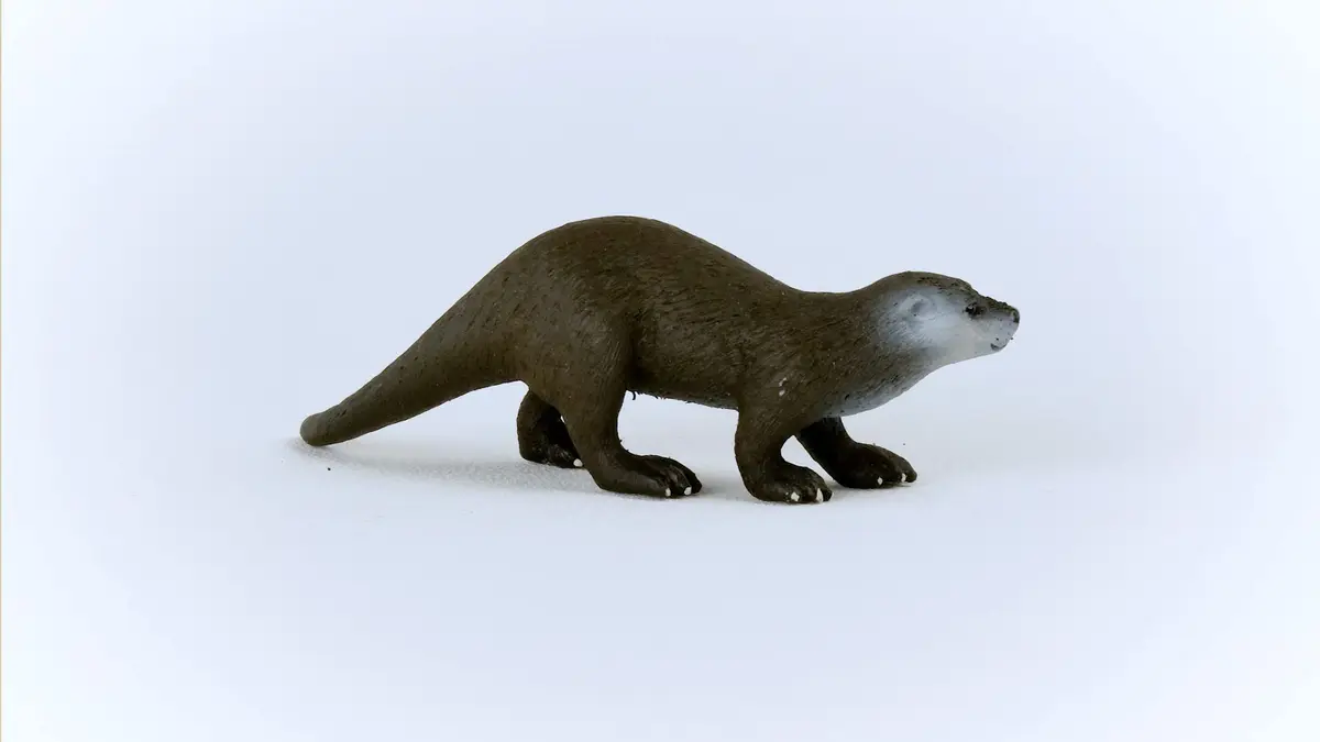 Schleich Wild Life Otter Toy Figurine 3.1 inches (7.9 cm) | Realistic Animal Toy for Kids Ages 3+ - view 5