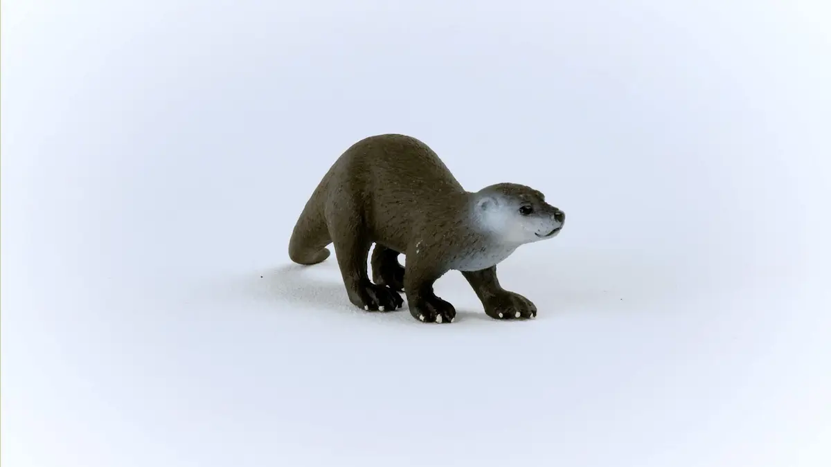 Schleich Wild Life Otter Toy Figurine 3.1 inches (7.9 cm) | Realistic Animal Toy for Kids Ages 3+ - view 6