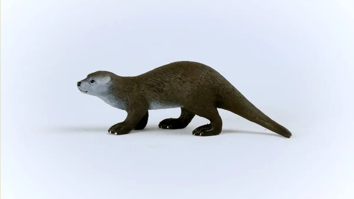 Schleich Wild Life Otter Toy Figurine 3.1 inches (7.9 cm) | Realistic Animal Toy for Kids Ages 3+ - view 4