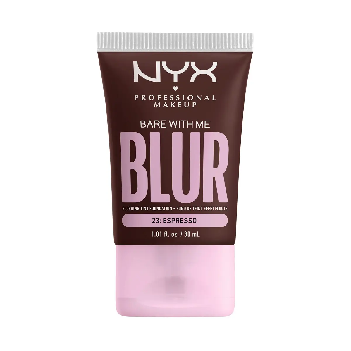 NYX PROFESSIONAL MAKEUP Bare With Me Blur Skin Tint Foundation Espresso 30ml (1.01 Fl Oz) | Matte Blurred Finish - main product image