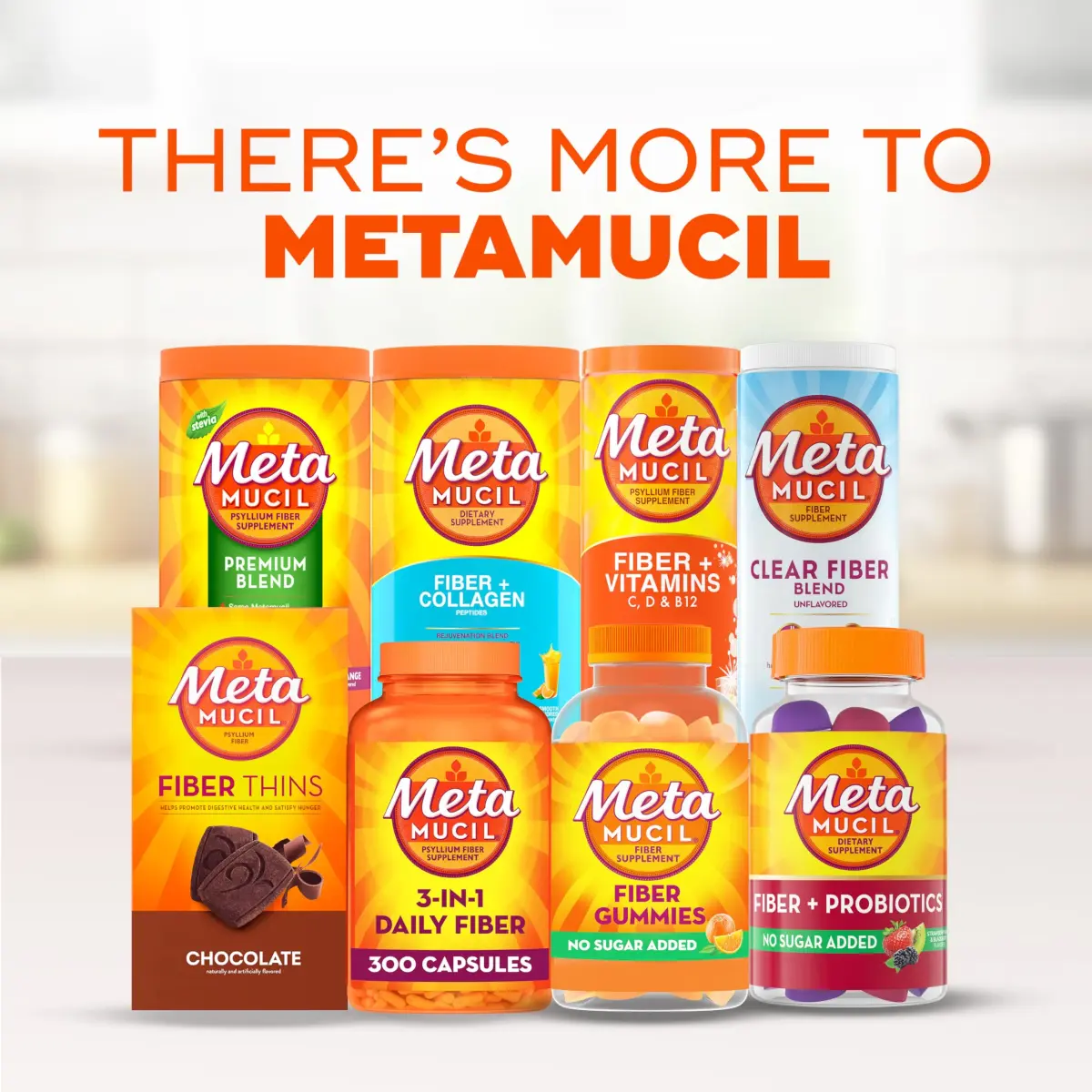 Metamucil Fiber Gummies for Adults, No Sugar Added Orange Flavor, 5g Prebiotic Plant Based Fiber Supplement Blend, 120 Count - view 8