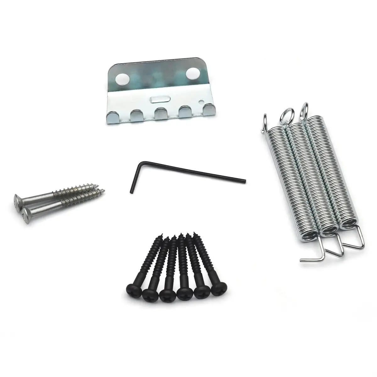 SAPHUE Black Stratocaster Tremolo Bridge Set 52.5mm (2-1/16 inch) | Fits Fender Strat Squier Electric Guitar - view 7